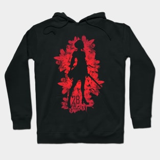 Red Flowers - 2B Hoodie